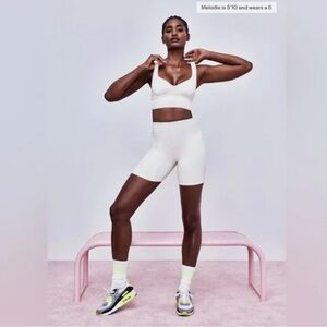 For Love & Lemons Yellow Biker Shorts NWT